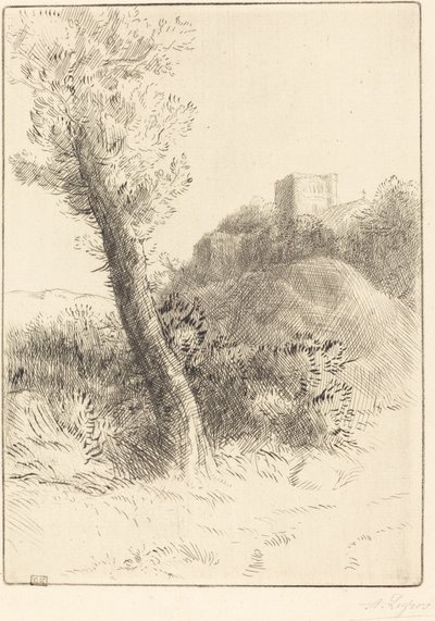 Maisema Maisema. tekijältä Alphonse Legros
