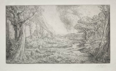 Maisema Maisema. tekijältä Alphonse Legros