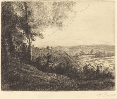 Maisema: Tie Horvilleen Paysage: Chemin d