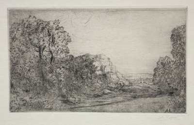 Maisema: Auringonnousu tekijältä Alphonse Legros