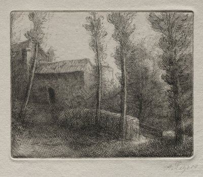 Myllyn silta. tekijältä Alphonse Legros