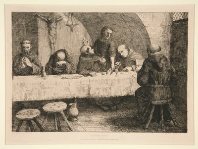 Le Refectoire (The Refectory) tekijältä Alphonse Legros