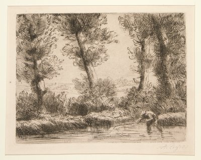 Les bords de la Liane (Lianen pankit) tekijältä Alphonse Legros