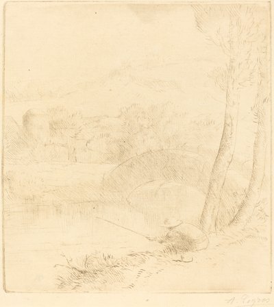 Little Angler Pikku onkija. tekijältä Alphonse Legros