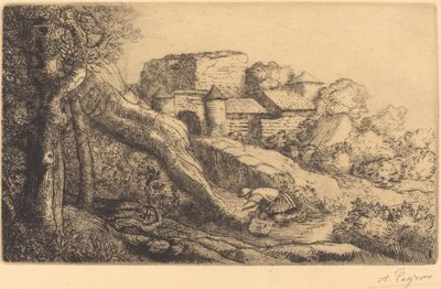 Pieni ruohonpolttaja tekijältä Alphonse Legros