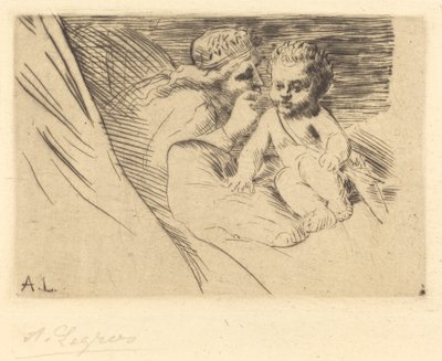 Mab ja Cupid Mab et Cupidon. tekijältä Alphonse Legros