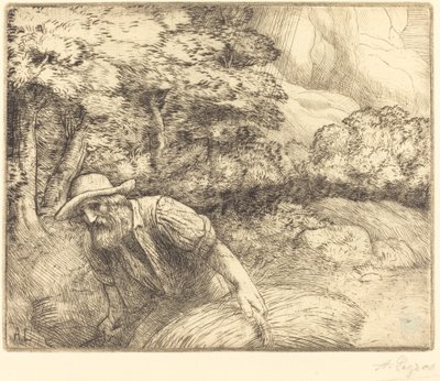 Mies ravinnonhaku Mies ravinnonhaku. tekijältä Alphonse Legros