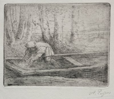 Mies puntissa tekijältä Alphonse Legros