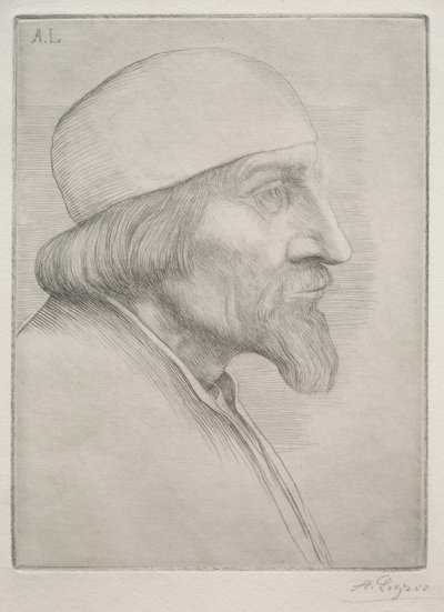 Mies pääkallohatussa tekijältä Alphonse Legros