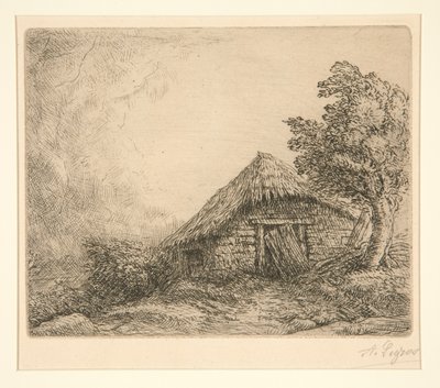 Mökki kukkulalla tekijältä Alphonse Legros