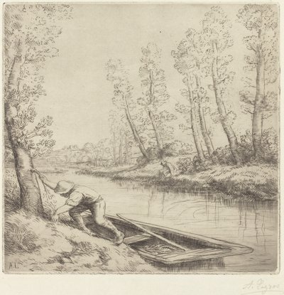 Aamu joen varrella tekijältä Alphonse Legros