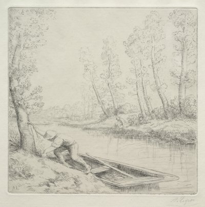Aamu joella tekijältä Alphonse Legros