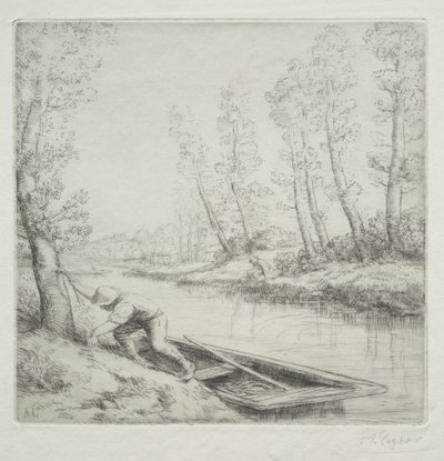 Aamu joella tekijältä Alphonse Legros