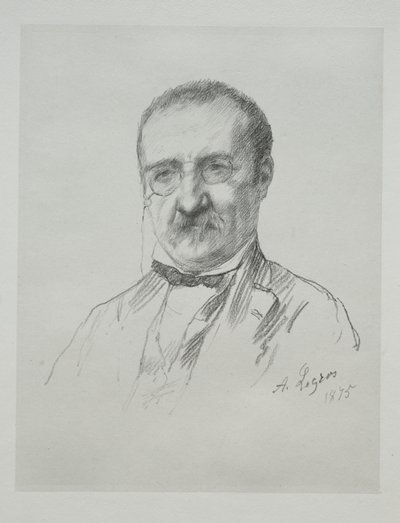 Mr. Champfleury, 1875. tekijältä Alphonse Legros