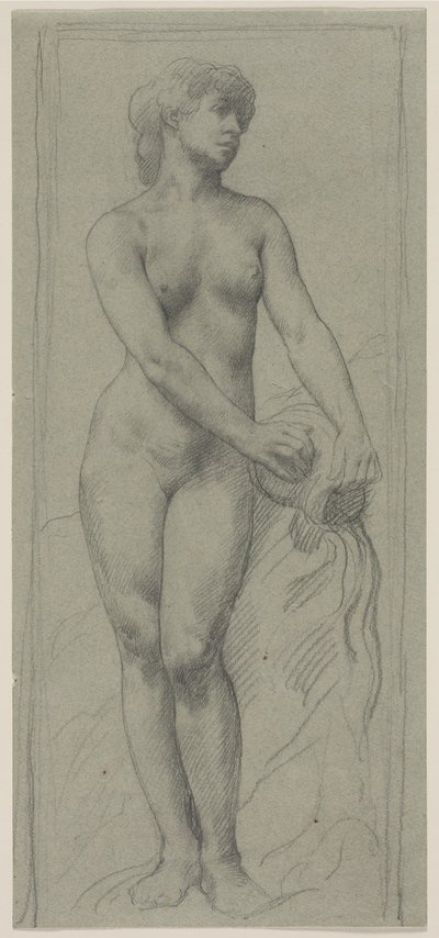 Alaston Nainen tekijältä Alphonse Legros