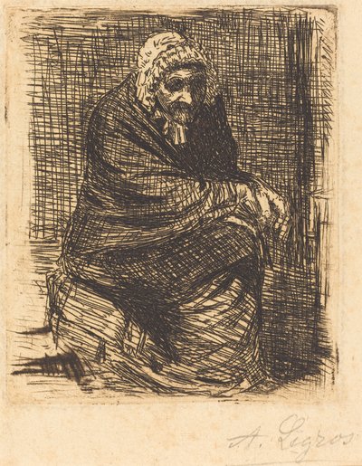 Vanha nainen istuu Vanha nainen istuu. tekijältä Alphonse Legros