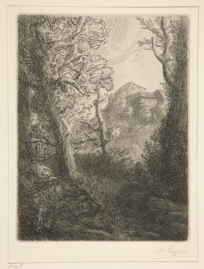 Maisema tekijältä Alphonse Legros