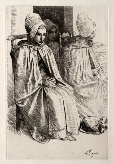 Talonpoikanainen Boulognen naapurustossa tekijältä Alphonse Legros