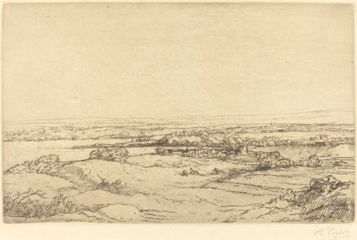 Tasanko lähellä järveä tekijältä Alphonse Legros