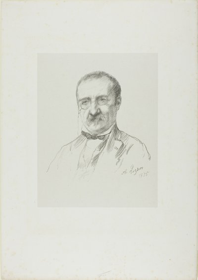 Champfleuryn muotokuva tekijältä Alphonse Legros