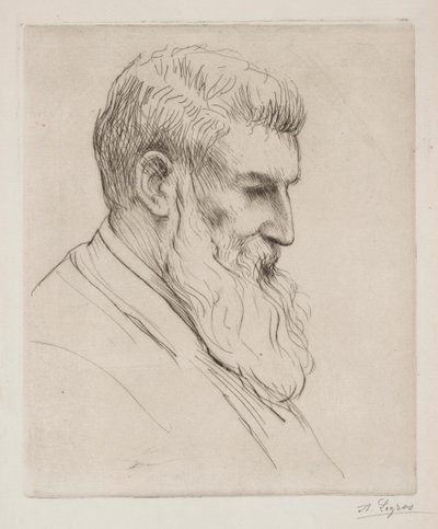 Craibe Angusin muotokuva. tekijältä Alphonse Legros