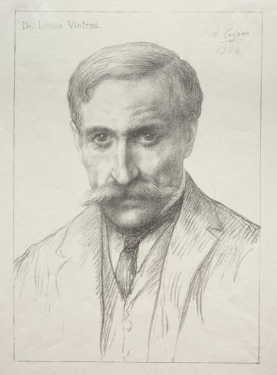 Tohtori Louis Vintrasin muotokuva tekijältä Alphonse Legros