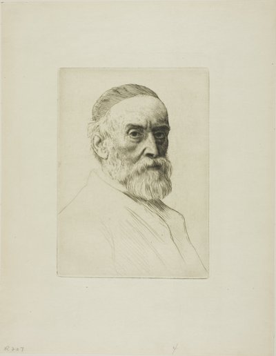 Muotokuva G. F. Wattsista, R.A. tekijältä Alphonse Legros