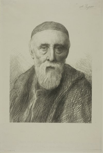 G. F. Wattsin muotokuva R. A., toinen levy tekijältä Alphonse Legros