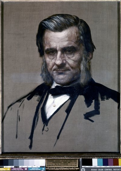 Thomas Henry Huxleyn muotokuva (öljy kankaalle) tekijältä Alphonse Legros
