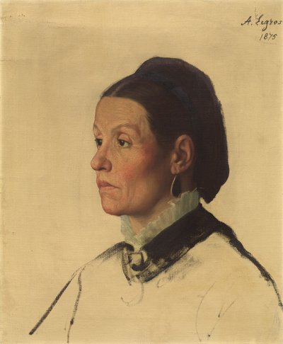 Naisen muotokuva tekijältä Alphonse Legros