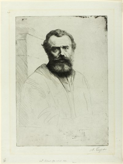 Taiteilijan muotokuva tekijältä Alphonse Legros