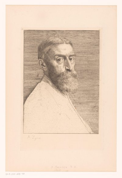 Portree van Edward Poynter tekijältä Alphonse Legros