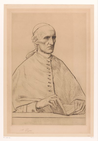 Kardinaali Henry Edward Manningin, Westminsterin arkkipiispan, muotokuva tekijältä Alphonse Legros