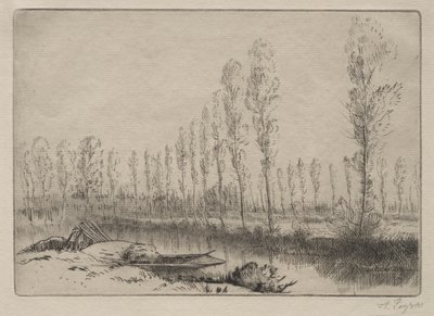 Amiensin lähellä, turvesuot tekijältä Alphonse Legros