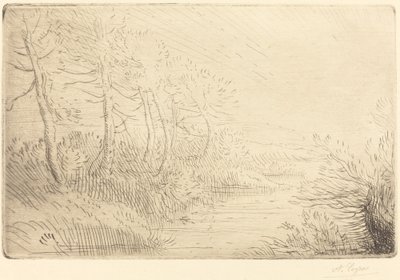 Joenranta (Bord de la riviere) tekijältä Alphonse Legros