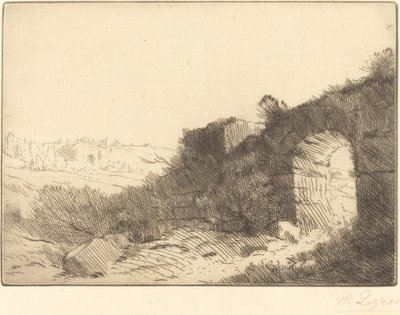 Rooman raunio (Ruine romaine) tekijältä Alphonse Legros