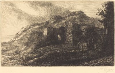 Linnan rauniot tekijältä Alphonse Legros