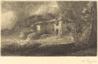 Linnan rauniot tekijältä Alphonse Legros