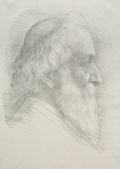 Omakuva 10. lautanen. tekijältä Alphonse Legros
