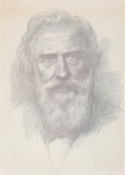 Omakuva, c. 1895. tekijältä Alphonse Legros
