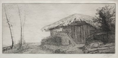 Lammastarha kukkulalla tekijältä Alphonse Legros