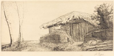 Paimenkota rinteessä tekijältä Alphonse Legros