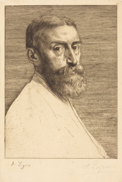 Sir E.J. Poynter, P.R.A. tekijältä Alphonse Legros