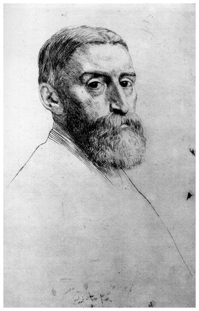 Sir E Poynter, c1860-1910 1924 tekijältä Alphonse Legros