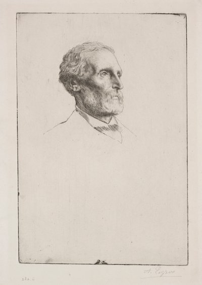 Sir Frederick W. Burton tekijältä Alphonse Legros