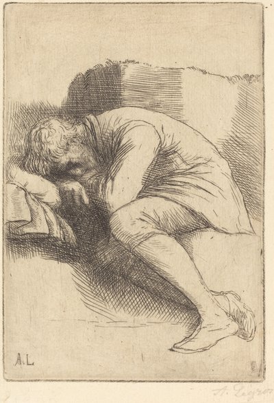 Sleeper Nukkuja. tekijältä Alphonse Legros