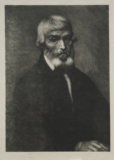 Pieni muotokuva Thomas Carlylesta tekijältä Alphonse Legros
