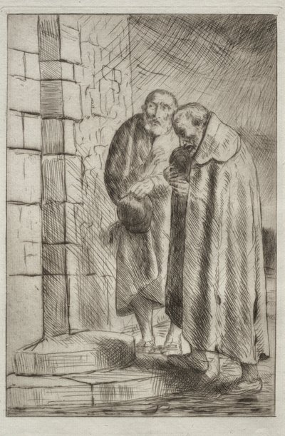 Pyhä Pietari ja Paavali Richardin portilla tekijältä Alphonse Legros