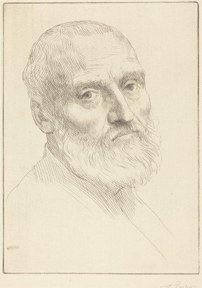 Miehen pään tutkielma tekijältä Alphonse Legros