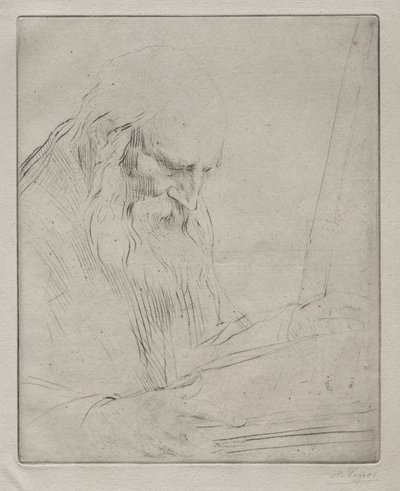 Tutkimus lukevasta miehestä tekijältä Alphonse Legros